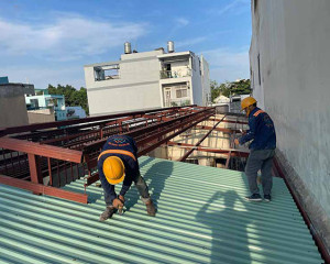 Đơn vị thi công mái tôn và máng xối theo yêu cầu tại Thủ Dầu Một
