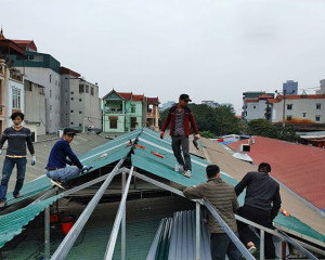 Dịch vụ thay tôn chống dột trọn gói giá tốt tại Phú Nhuận