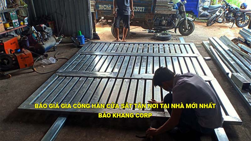 Báo giá gia công hàn cửa sắt tận nơi tại nhà mới nhất