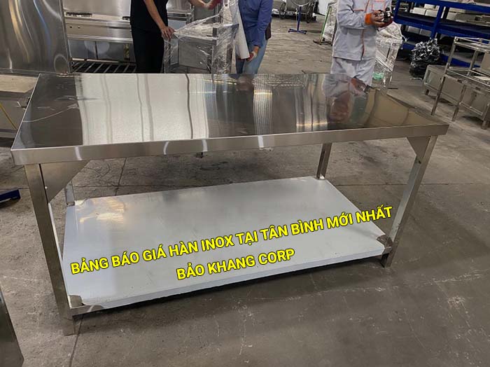 Bảng báo giá hàn inox tại Tân Bình mới nhất
