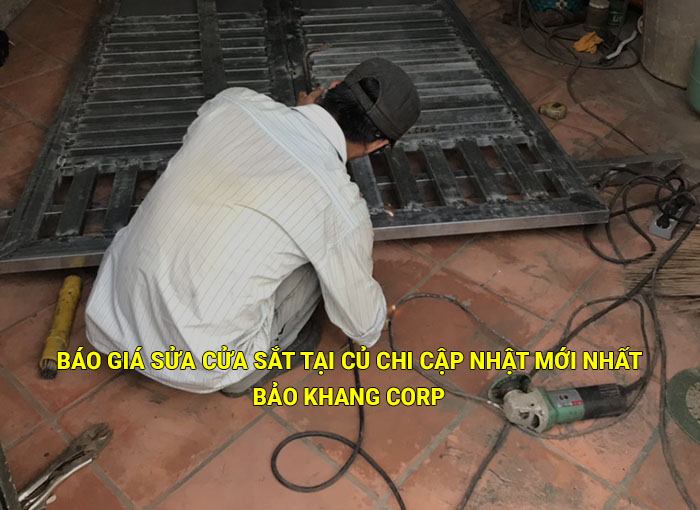 Báo giá sửa cửa sắt tại Củ Chi mới nhất