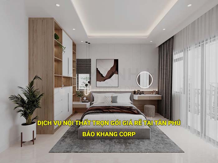 Dịch vụ nội thất trọn gói giá rẽ tại Tân Phú