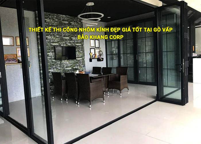 Thiết kế thi công nhôm kính đẹp giá tốt tại Gò Vấp