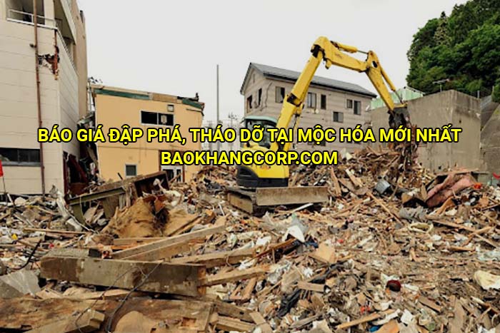 Báo giá đập phá, tháo dỡ tại Mộc Hóa mới nhất