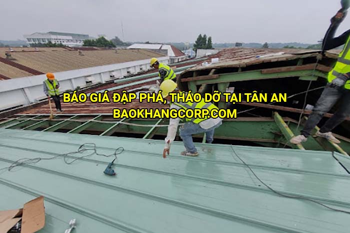 Báo giá đập phá, tháo dỡ tại Tân An