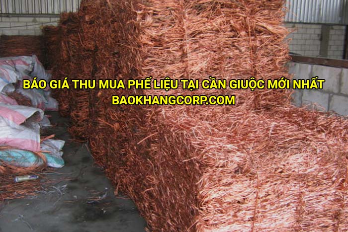Báo giá thu mua phế liệu tại Cần Giuộc mới nhất