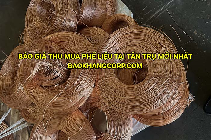 Báo giá thu mua phế liệu tại Tân Trụ mới nhất