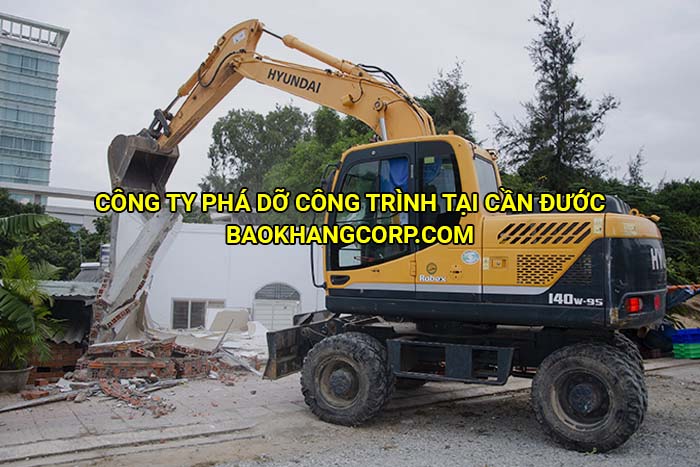 Công ty phá dỡ công trình tại Cần Đước