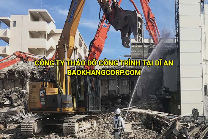 Công ty tháo dỡ công trình tại Dĩ An