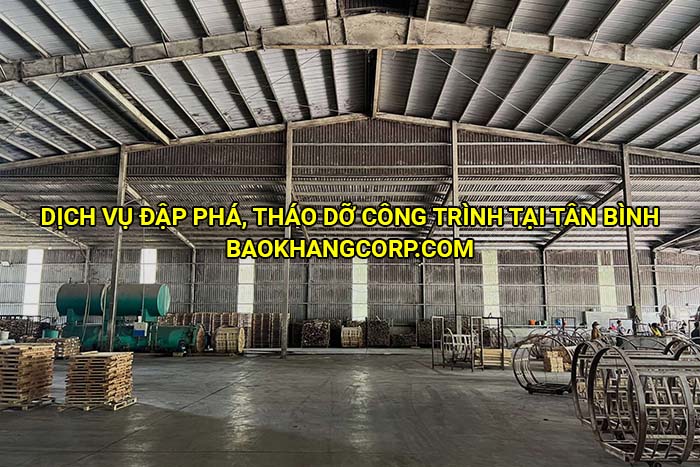 Dịch vụ đập phá, tháo dỡ công trình tại Tân Bình