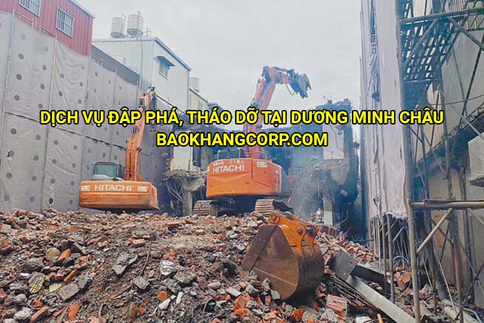 Dịch vụ đập phá, tháo dỡ tại Dương Minh Châu