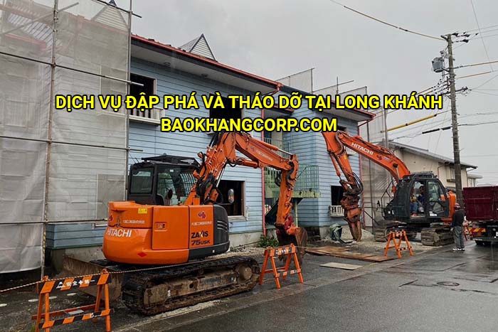 Dịch vụ đập phá và tháo dỡ tại Long Khánh