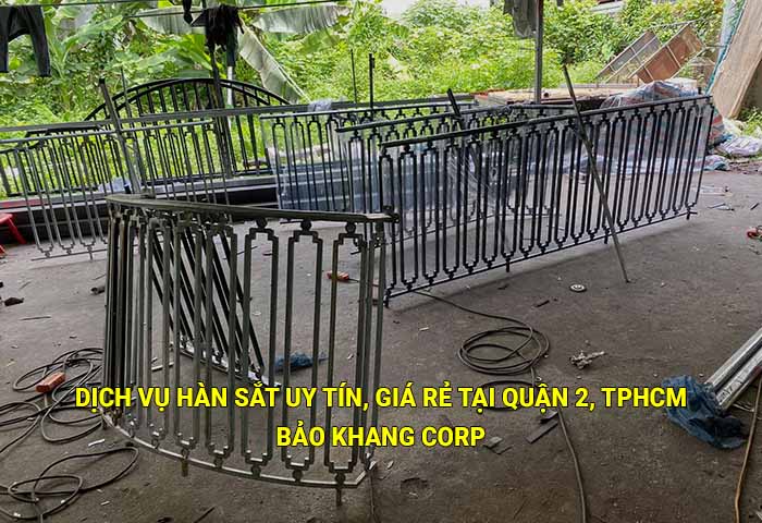 Dịch vụ hàn sắt uy tín, giá rẻ tại Quận 2