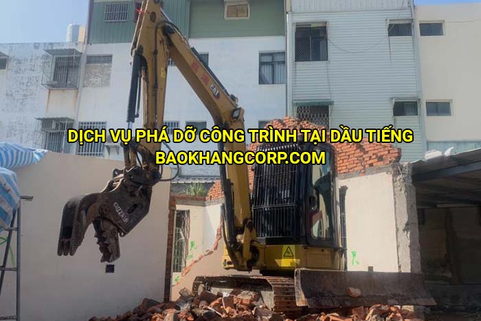 Dịch vụ phá dỡ công trình tại Dầu Tiếng
