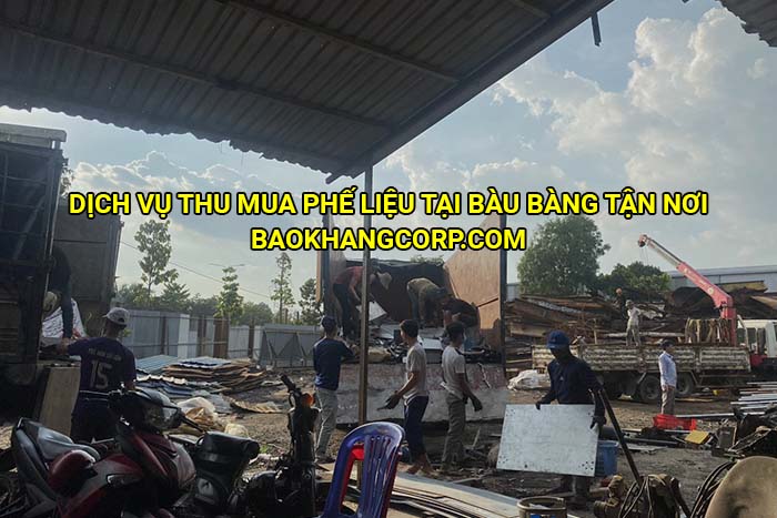Dịch vụ thu mua phế liệu tại Bàu Bàng tận nơi