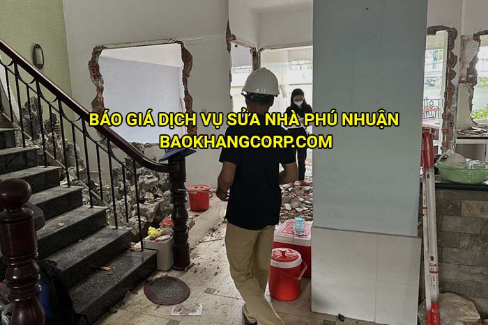 Báo giá dịch vụ sửa nhà Phú Nhuận