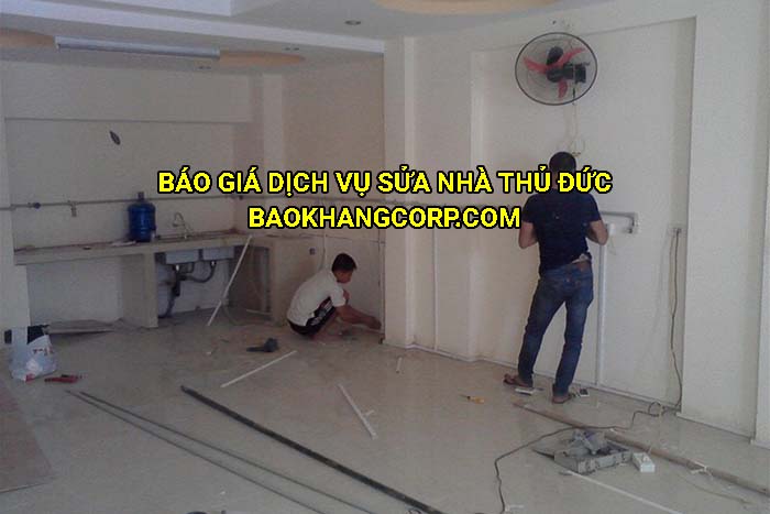 Báo giá dịch vụ sửa nhà Thủ Đức