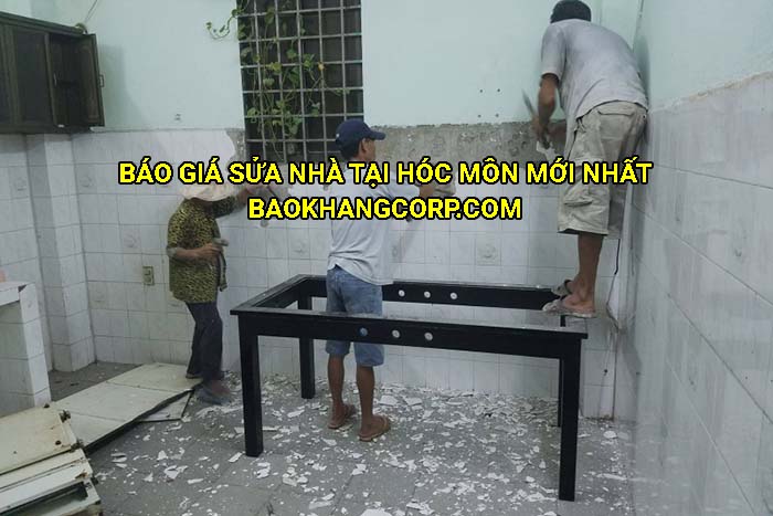 Báo giá sửa nhà tại Hóc Môn mới nhất
