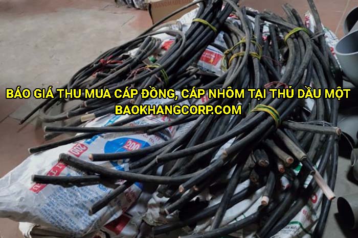 Báo giá thu mua cáp đồng, cáp nhôm tại Thủ Dầu Một