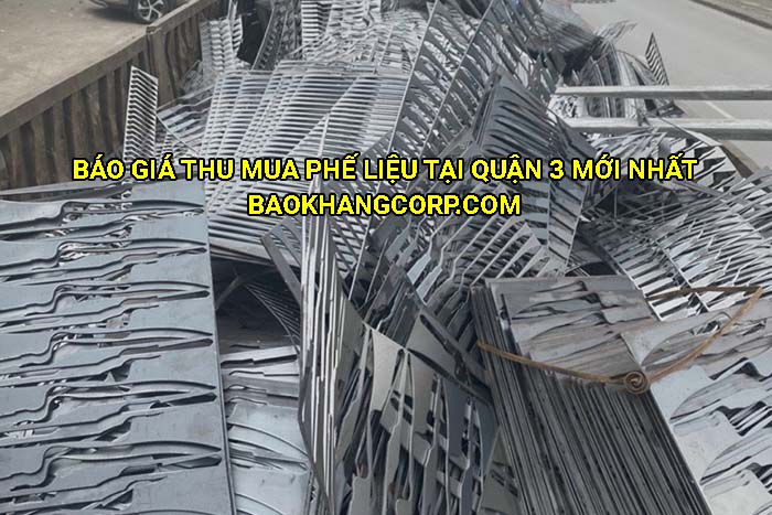 Báo giá thu mua phế liệu tại Quận 3 mới nhất