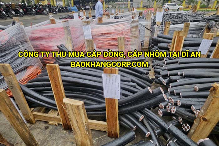 Công ty thu mua cáp đồng, cáp nhôm tại Dĩ An