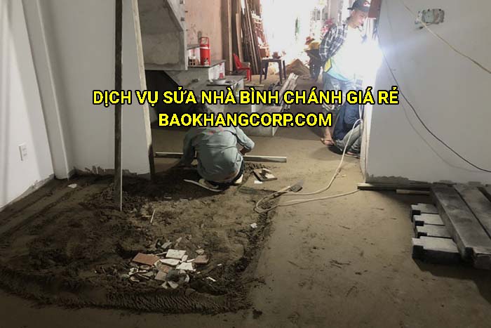 Dịch vụ sửa nhà Bình Chánh giá rẻ