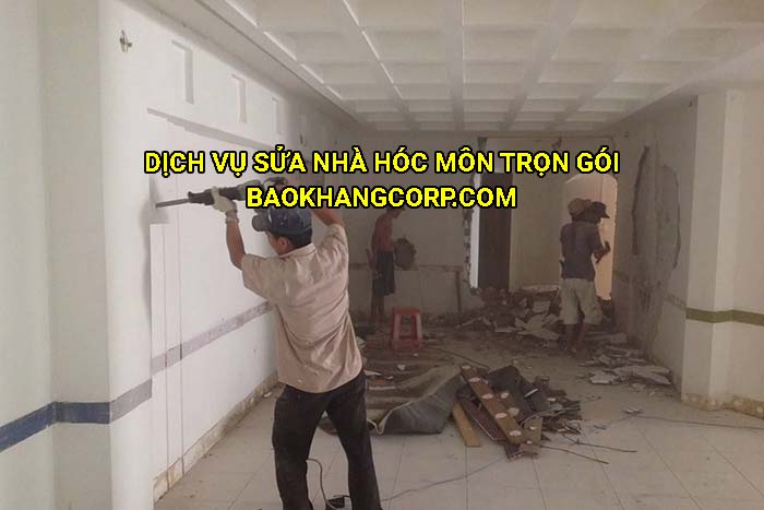 Dịch vụ sửa nhà Hóc Môn trọn gói