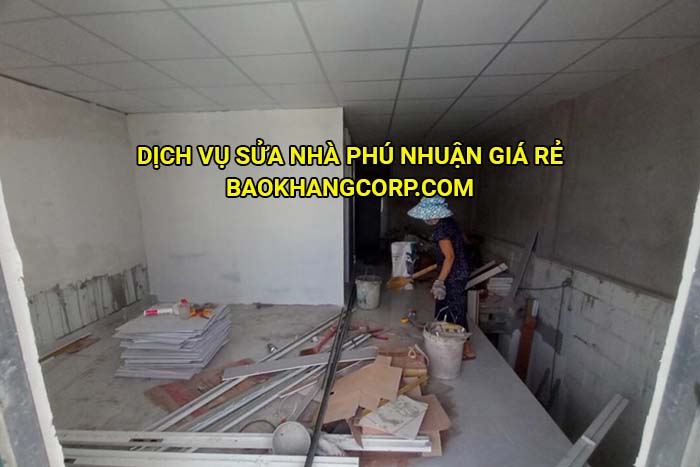 Dịch vụ sửa nhà Phú Nhuận giá rẻ