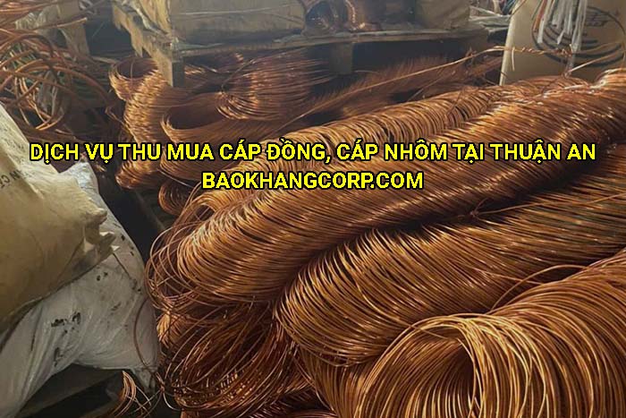 Dịch vụ thu mua cáp đồng, cáp nhôm tại Thuận An