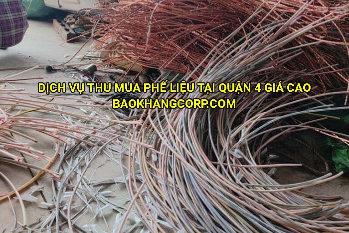 Dịch vụ thu mua phế liệu tại Quận 4 giá cao