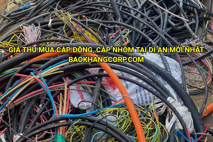 Giá thu mua cáp đồng, cáp nhôm tại Dĩ An mới nhất