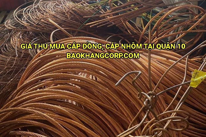 Giá thu mua cáp đồng, cáp nhôm tại Quận 10