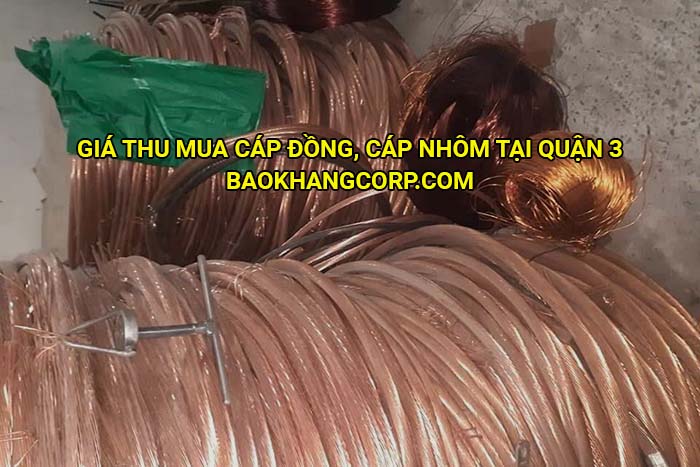 Giá thu mua cáp đồng, cáp nhôm tại Quận 3