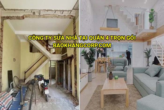 Công ty sửa nhà tại Quận 4 trọn gói