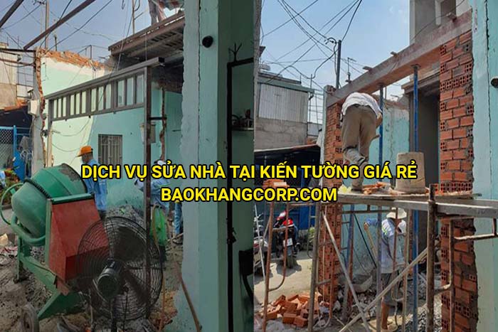 Dịch vụ sửa nhà tại Kiến Tường giá rẻ
