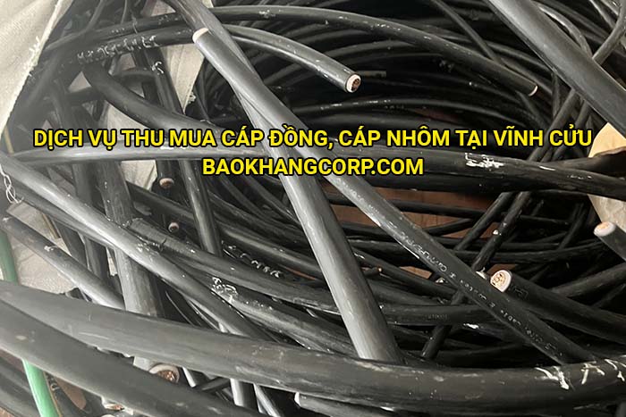 Dịch vụ thu mua cáp đồng, cáp nhôm tại Vĩnh Cửu